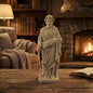 Saint Joseph Holding Staff Statue | Wood-Like Finishing Texture