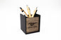Pen Holder With Laser Engraved Wood | Custom Office Gift