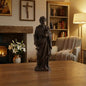 Saint Joseph Holding Staff Statue | Wood-Like Finishing Texture