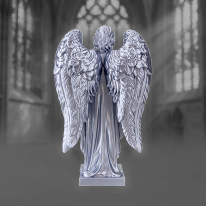 Archangel Michael Statue | Silver Silk-Like Finishing