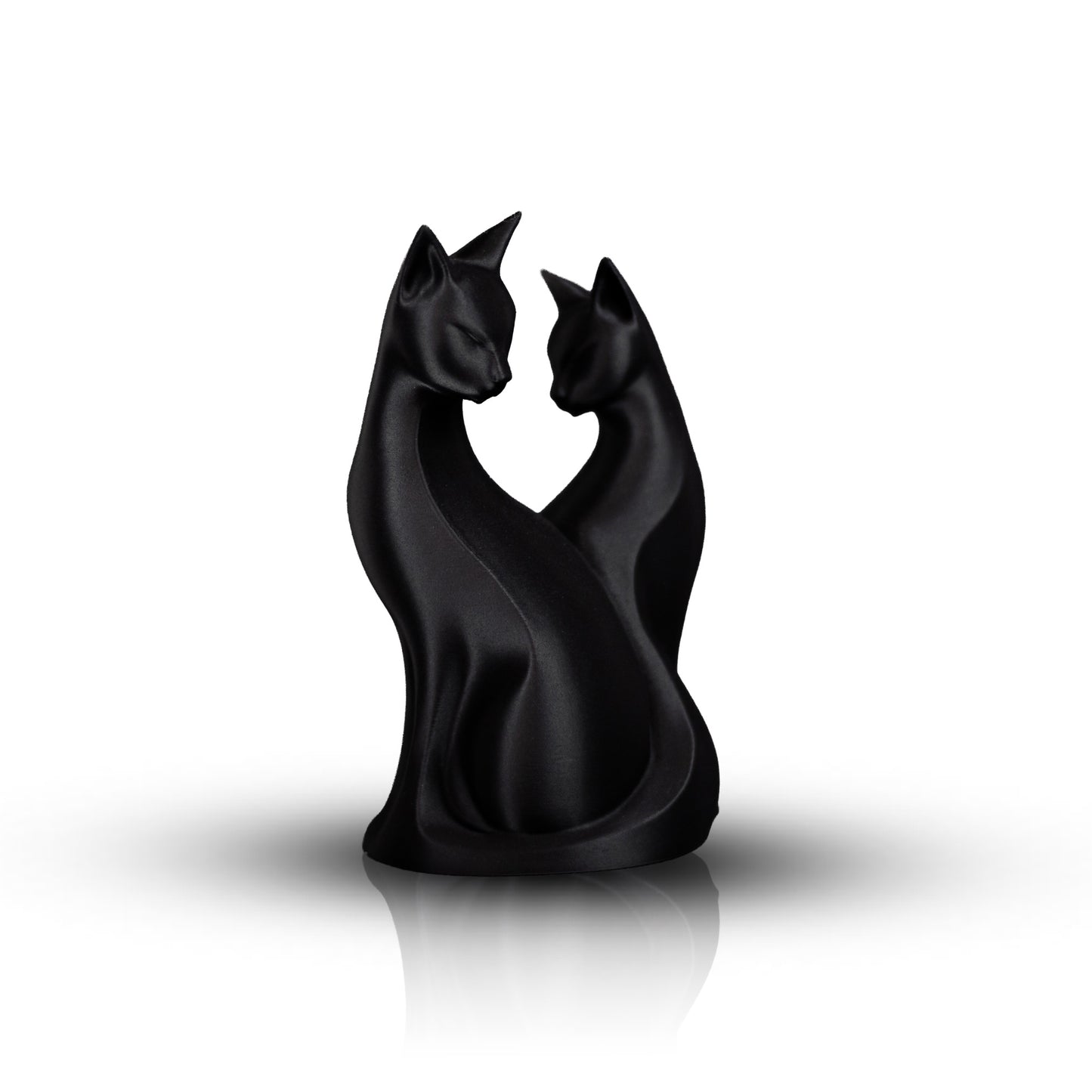 Minimalist Cat Sculpture | Modern Cat Lover Decor | Elegant Cat Statue | Fancy Home Office Shelf Accent