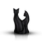 Minimalist Cat Sculpture | Modern Cat Lover Decor | Elegant Cat Statue | Fancy Home Office Shelf Accent