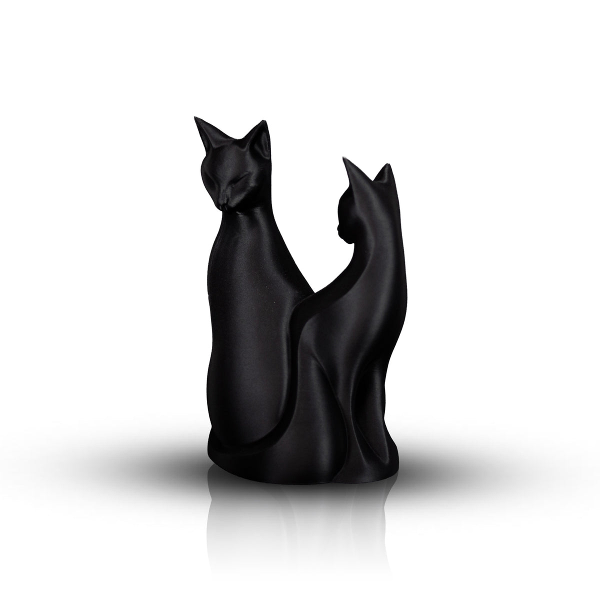Minimalist Cat Sculpture | Modern Cat Lover Decor | Elegant Cat Statue | Fancy Home Office Shelf Accent