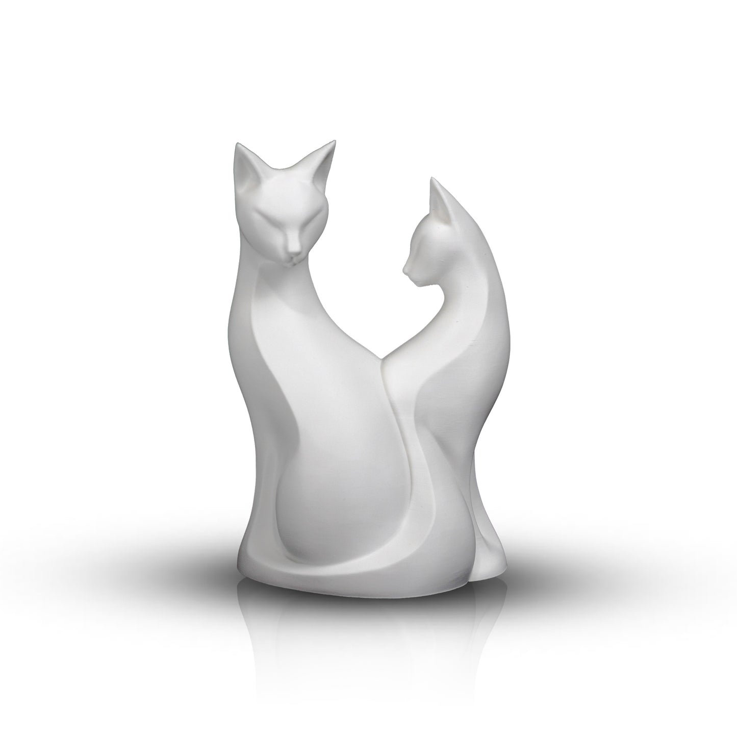 Minimalist Cat Sculpture | Modern Cat Lover Decor | Elegant Cat Statue | Fancy Home Office Shelf Accent