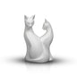 Minimalist Cat Sculpture | Modern Cat Lover Decor | Elegant Cat Statue | Fancy Home Office Shelf Accent