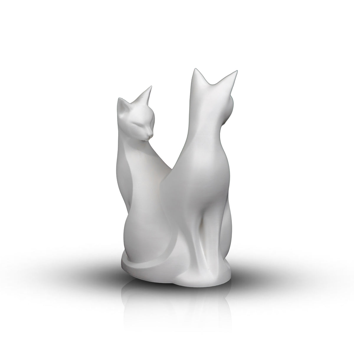 Minimalist Cat Sculpture | Modern Cat Lover Decor | Elegant Cat Statue | Fancy Home Office Shelf Accent