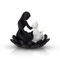 Modern Cat Lover Jewelry Holder | Minimalist Decorative Tray with Woman & Cat Sculpture, Elegant Home Decor