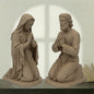Virgin Mary Kneeling Statue | Wood-Like Finishing Texture